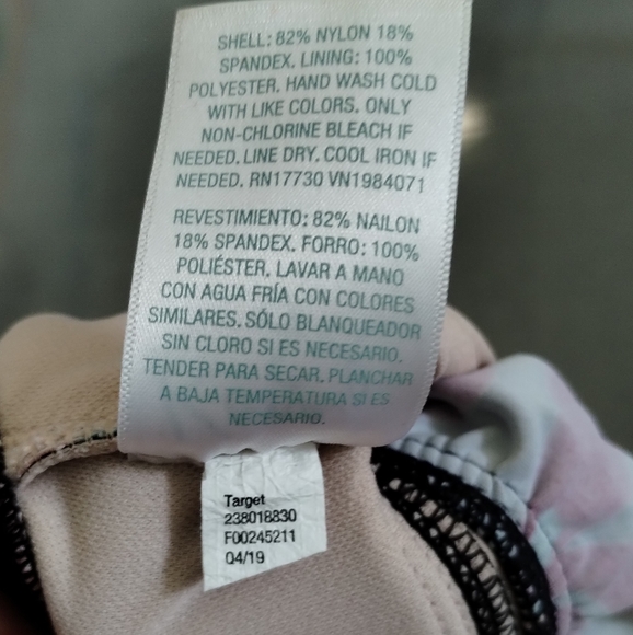 Kona Sol Bikini Top floral Flower with Ruffles swim wear bathing suit Size M - Picture 7 of 14